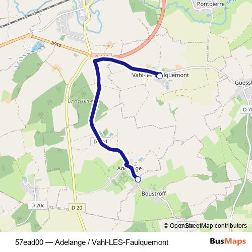 57ead00 bus Line Map