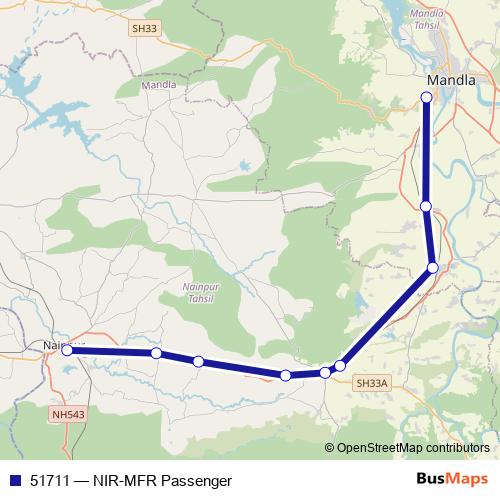 51711 rail Line Map