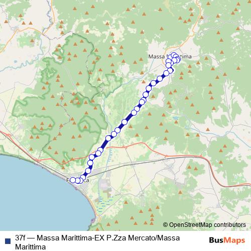 37f bus Line Map