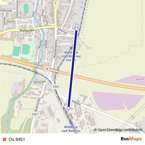 Os 6451 rail Line Map