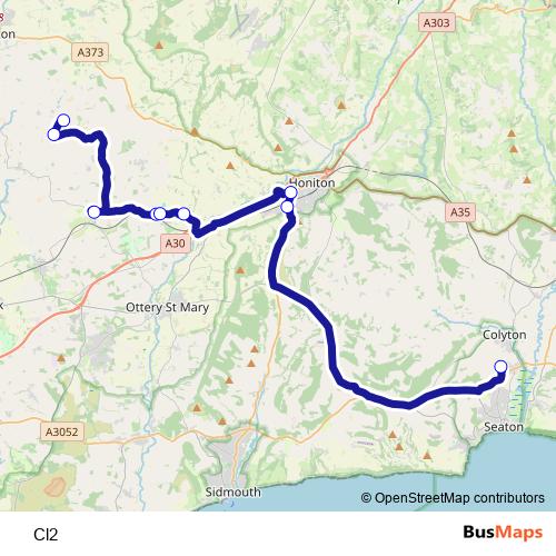 Cl2 bus Line Map