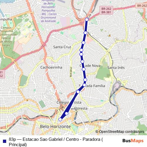 83p bus Line Map