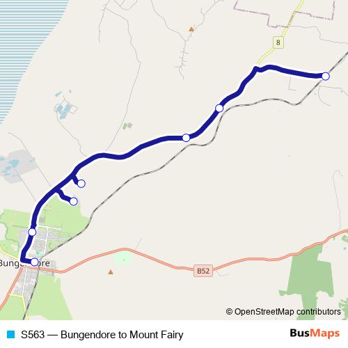 S563 bus Line Map