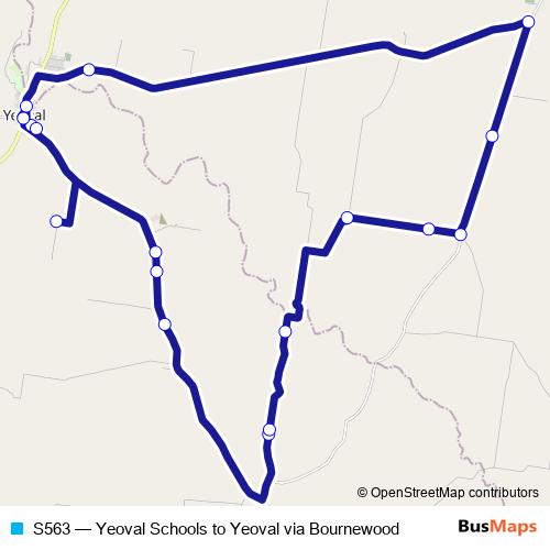 S563 bus Line Map