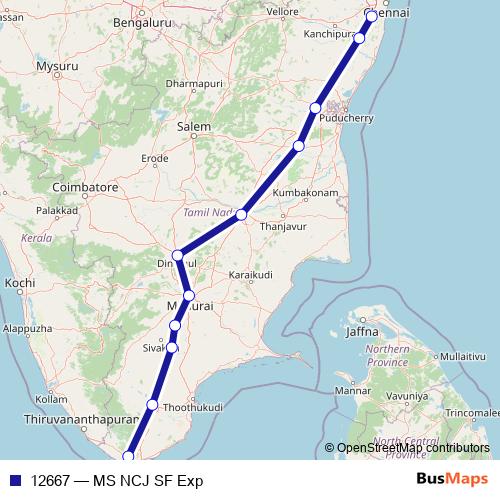 12667 rail Line Map