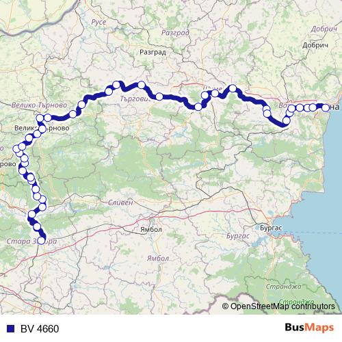 BV 4660 rail Line Map