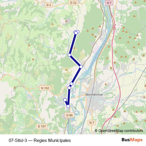 07-Sitsl-3 bus Line Map