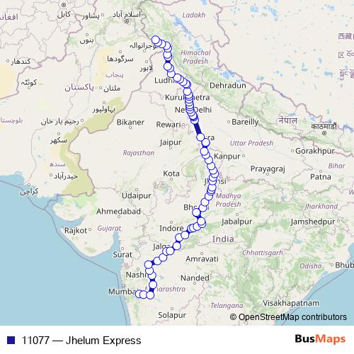 11077 rail Line Map