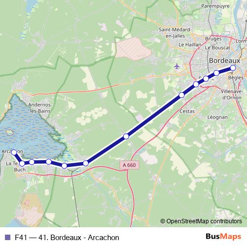 F41 rail Line Map