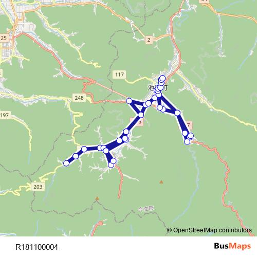 R181100004 bus Line Map