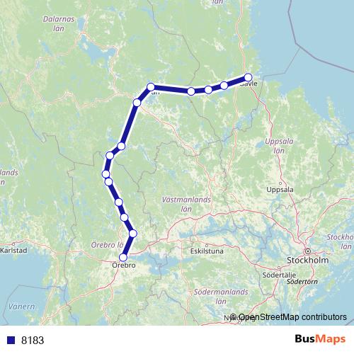 8183 rail Line Map