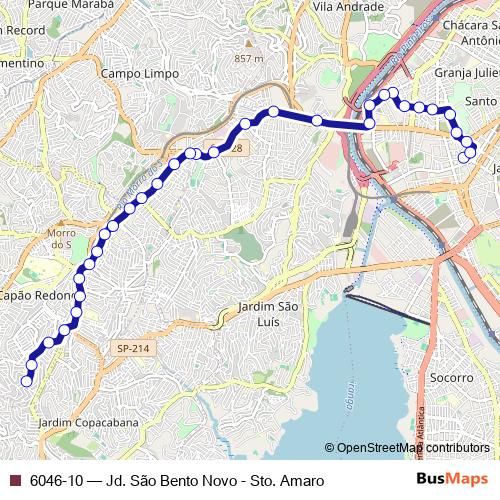 6046-10 bus Line Map