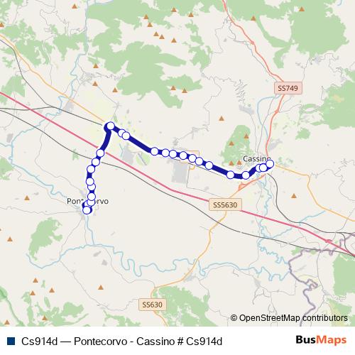 Cs914d bus Line Map
