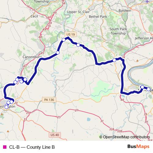 CL-B bus Line Map