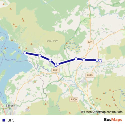 BF5 bus Line Map