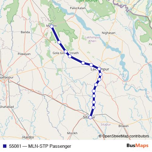 55081 rail Line Map