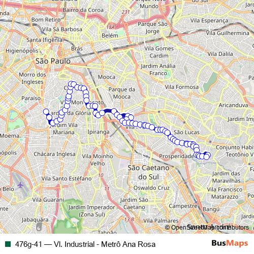 476g-41 bus Line Map