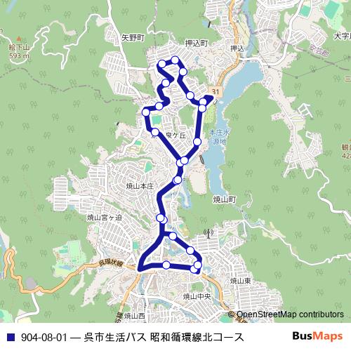 904-08-01 bus Line Map