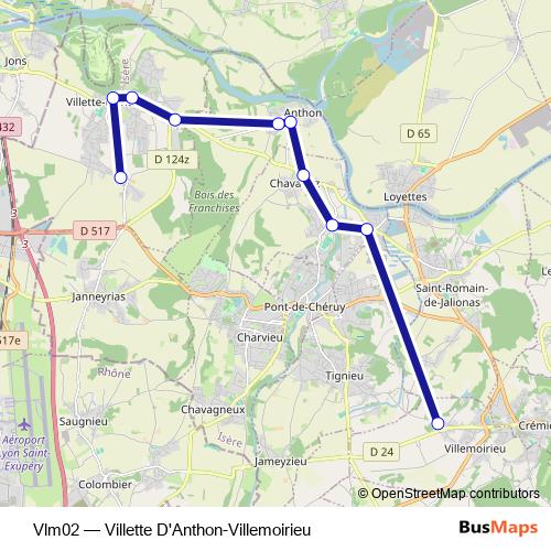 Vlm02 bus Line Map