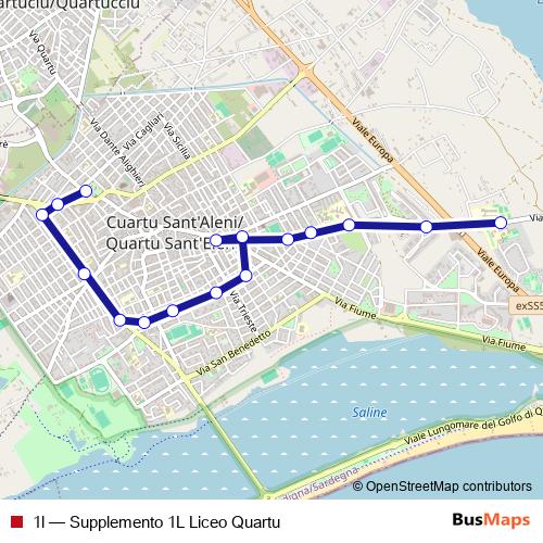 1l bus Line Map