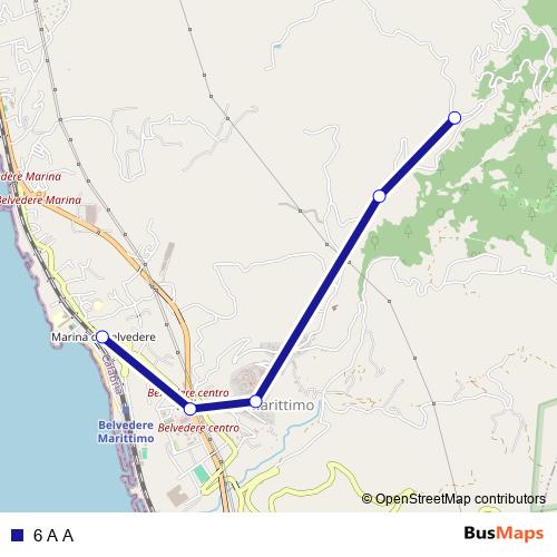 6 A A bus Line Map