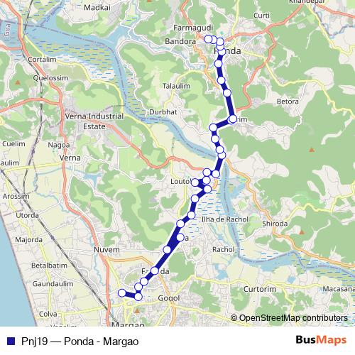 Pnj19 bus Line Map
