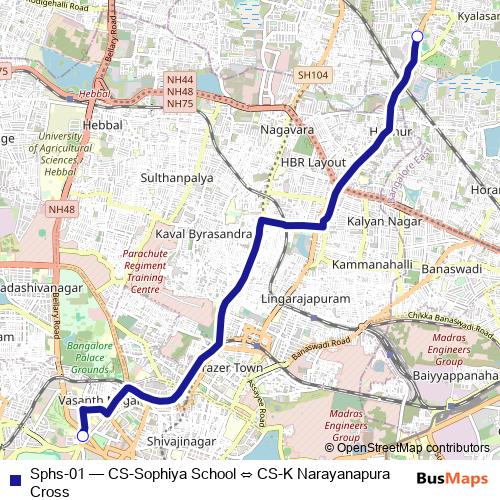 Sphs-01 bus Line Map