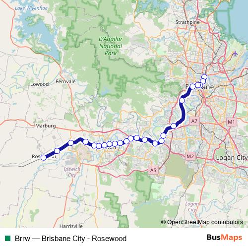 Brrw rail Line Map