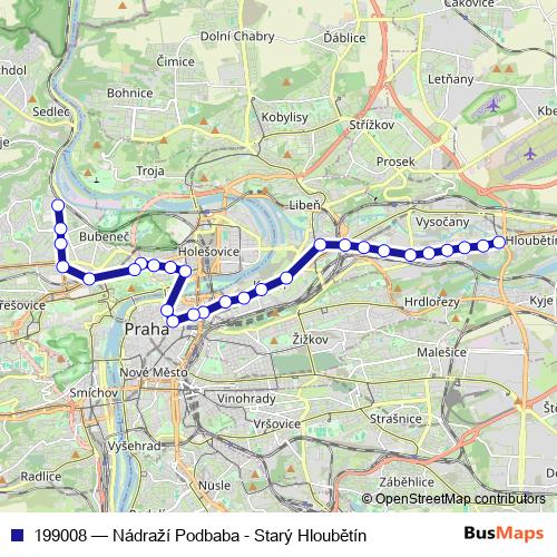 199008 tram Line Map