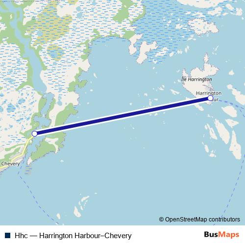 Hhc ferry Line Map