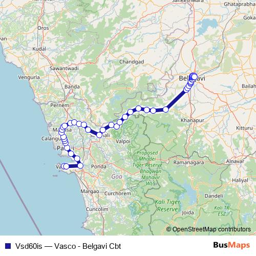 Vsd60is bus Line Map