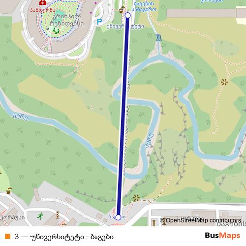 3 cable-car Line Map