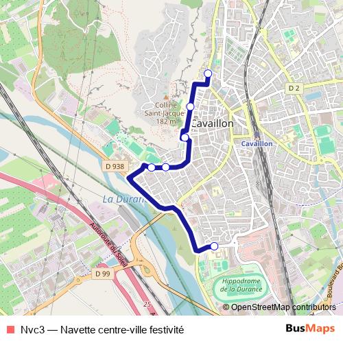 Nvc3 bus Line Map