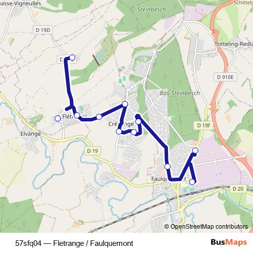57sfq04 bus Line Map