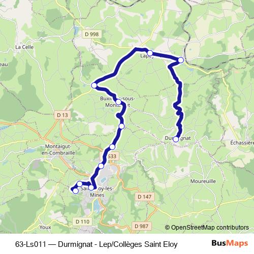 63-Ls011 bus Line Map