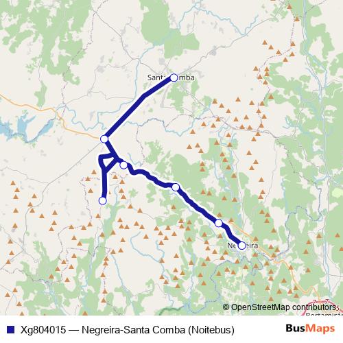 Xg804015 bus Line Map