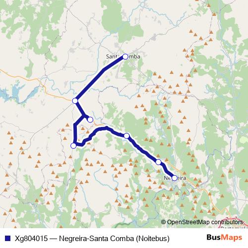 Xg804015 bus Line Map
