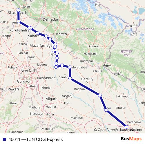 15011 rail Line Map