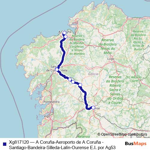 Xg817120 bus Line Map