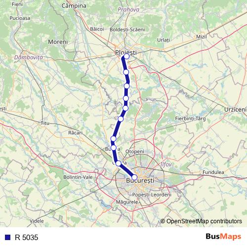R 5035 rail Line Map