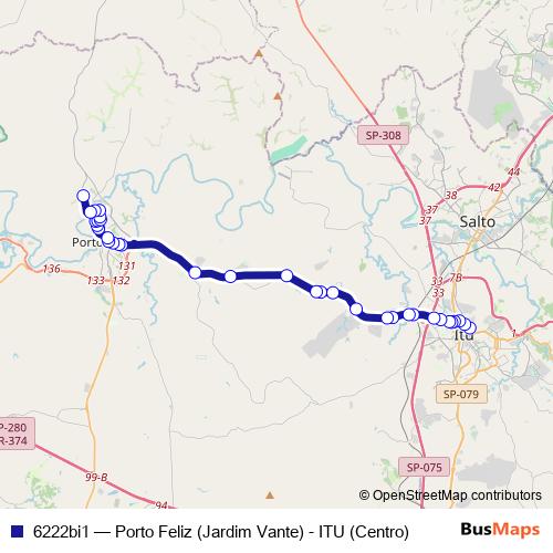 6222bi1 bus Line Map