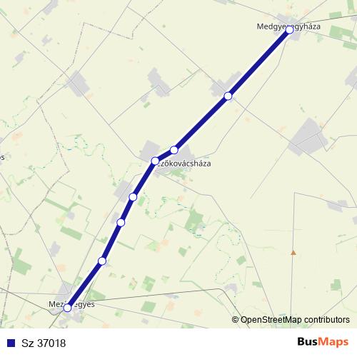 Sz 37018 rail Line Map