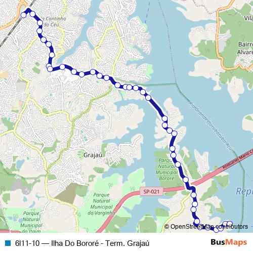 6l11-10 bus Line Map