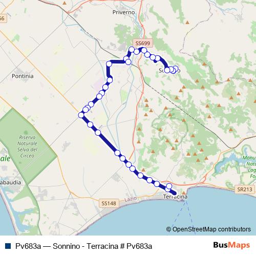 Pv683a bus Line Map