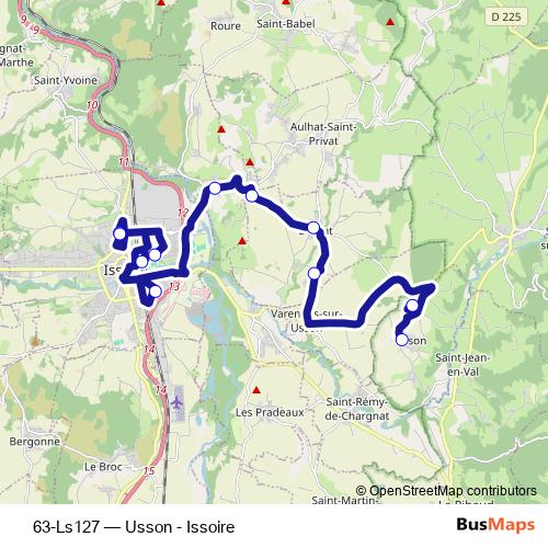 63-Ls127 bus Line Map