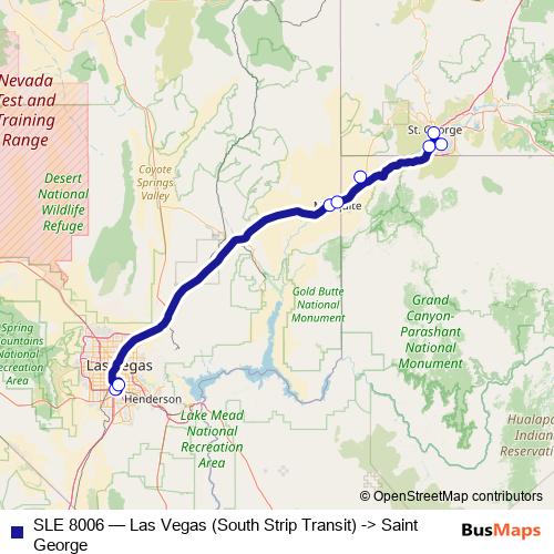 SLE 8006 bus Line Map
