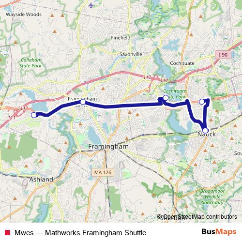Mwes bus Line Map