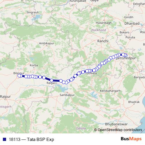 18113 rail Line Map
