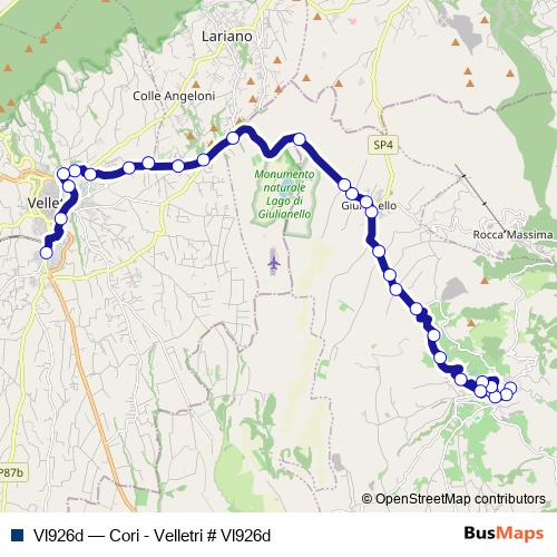 Vl926d bus Line Map
