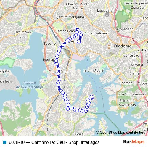 6078-10 bus Line Map